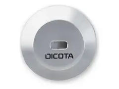 DICOTA - Laptop lock anchor plate - for T-Lock sølv