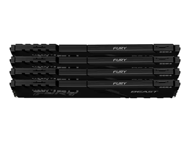 Kingston FURY Beast - DDR4 sett 64 GB: 4 x 16 GB DIMM 288-pin 3200...