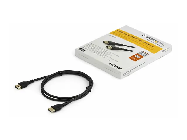 StarTech.com 1m Premium Certified HDMI 2.0 Cable with Ethernet, Du...