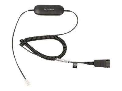 Jabra GN1200 CC - Hodetelefonkabel - Quick Disconnect plugg til RJ...