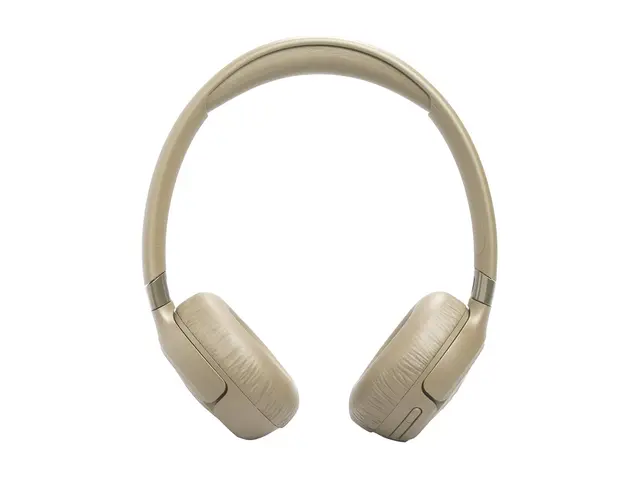 JBL TUNE 680NC - Hodetelefoner med mikrofon on-ear - Bluetooth - trådløs, kablet - aktiv støydemping - beige 