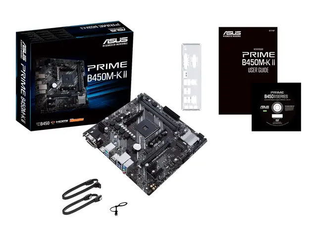 ASUS PRIME B450M-K II - Hovedkort micro ATX Socket AM4 AMD B450 Ch...