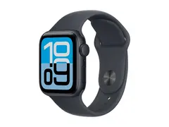 Apple Watch SE 3 (GPS) - 40 mm midnattsaluminium - smartklokke med sportsb&#229;nd - fluorelastomer - midnatt - b&#229;ndbredde: M/L - 64 GB - Wi-Fi 4, Bluetooth - 26.3 g