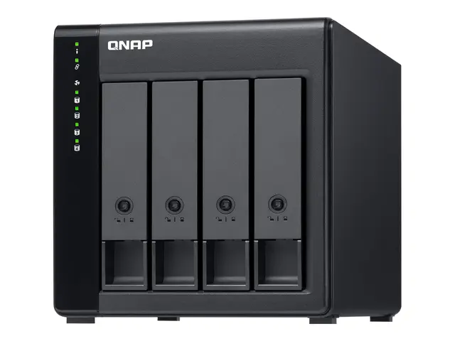 QNAP TL-D400S - Harddiskarray - 4 brønner (SATA-600) - SATA 6Gb/s ...