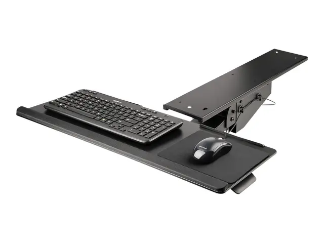 StarTech.com Under Desk Keyboard Tray, Full Motion & Height Adjust...