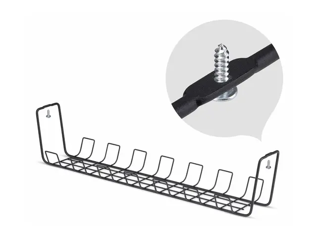 Startech - Kabelstyringsskuff basket style, power bar holder monte...