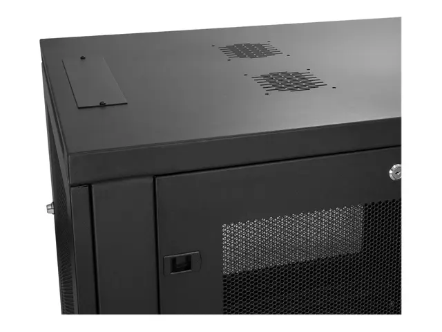 StarTech.com 12U Server Rack Cabinet, 4-Post Adjustable Depth (2" ...