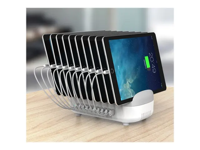 Compulocks 10 Ports USB Charging Dock Station With UK Plug - Lades...