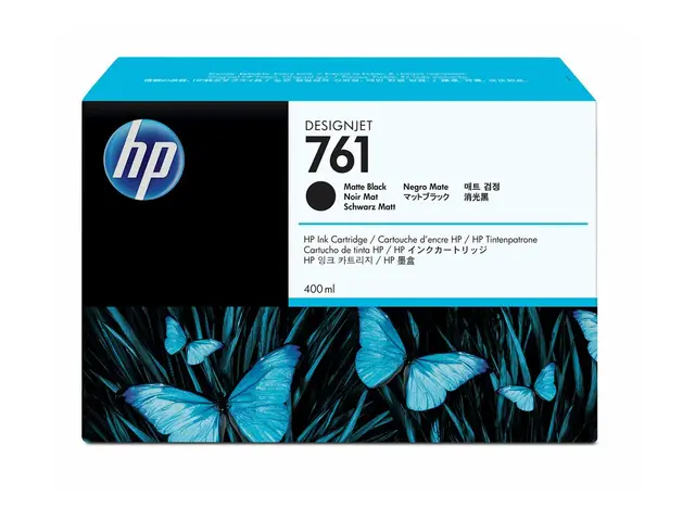 HP 761 - 400 ml matt svart original DesignJet blekkpatron for T710...
