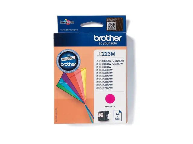 Brother LC223M - Magenta original blekkpatron for DCP-J4120DW, DCP...