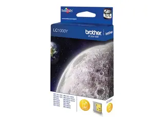 Brother LC1000Y - Gul - original blekkpatron - for Brother DCP-350, 353, 357, 560, 750, 770, MFC-3360, 465, 5460, 5860, 660, 680, 845, 885
