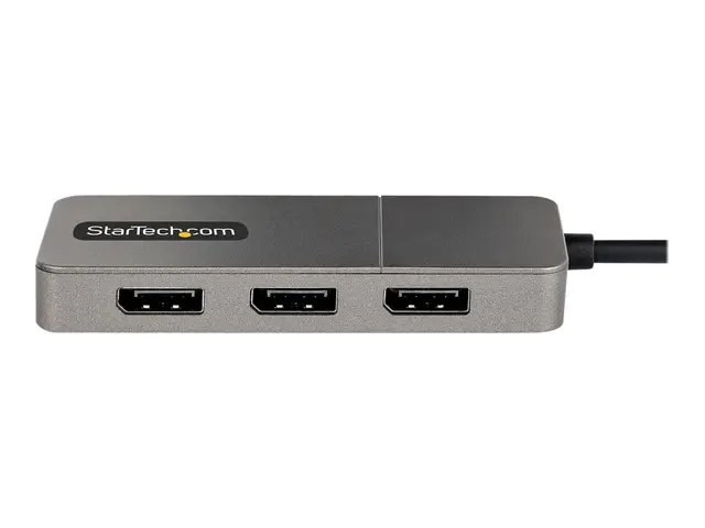 StarTech.com USB-C to Triple DisplayPort 1.4 MST Hub, 4K 60Hz, 1ft...