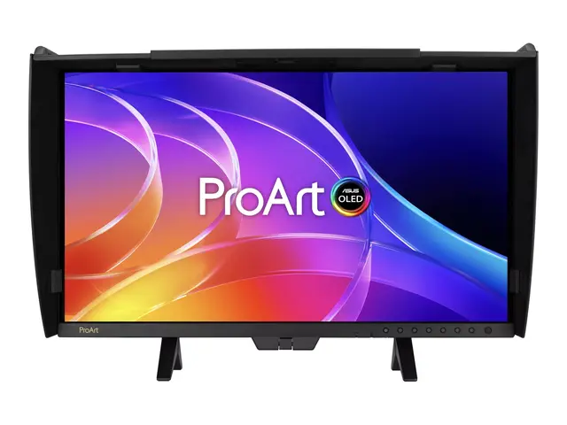 ASUS ProArt PA32USD - OLED-skjerm - 32" (31.5" synlig) 3840 x 2160 4K UHD (2160p) @ 240 Hz - 1000 cd/m² - 1500000:1 - DisplayHDR 400 True Black - 0.1 ms - 2xThunderbolt 4, HDMI, DisplayPort, 12G-SDI - høyttalere - svart 