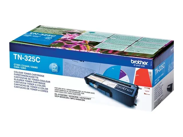 Brother TN325C - Cyan original tonerpatron for DCP-9055CDN, DCP-92...