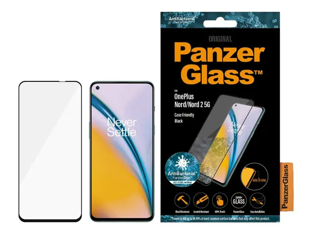 PanzerGlass Case Friendly - Skjermbeskyttelse for mobiltelefon - g...
