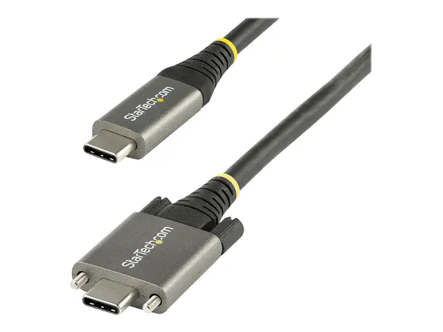 StarTech.com 3ft 1m Side Screw Locking USB C Cable 10Gbps, 3.1/3.2...