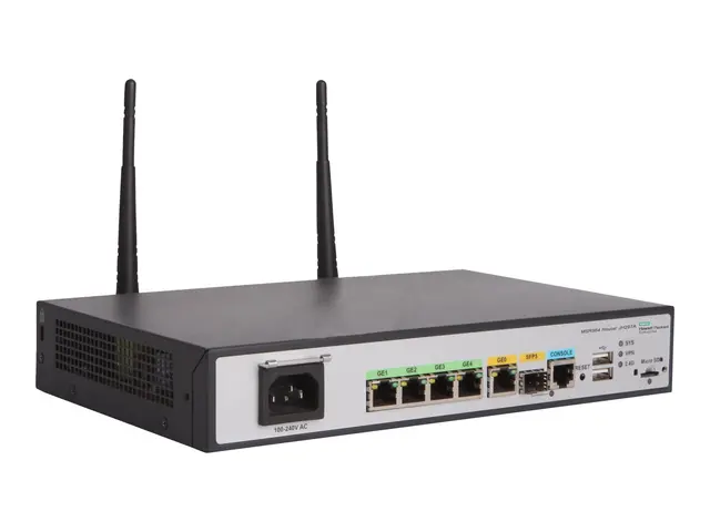 HPE MSR954-W (WW) - Trådløs ruter 4-portssvitsj 1GbE 2,4 GHz rackm...