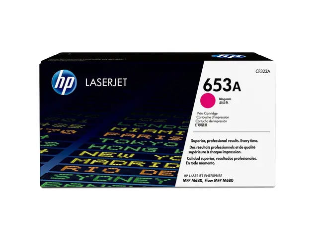 HP 653A - Magenta original LaserJet tonerpatron (CF323A) for Color...