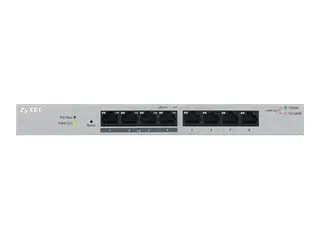 Zyxel GS1200-8HP - Switch - Styrt - 4 x 10/100/1000 + 4 x 10/100/1000 (PoE+) stasjon&#230;r - PoE+ (60 W)