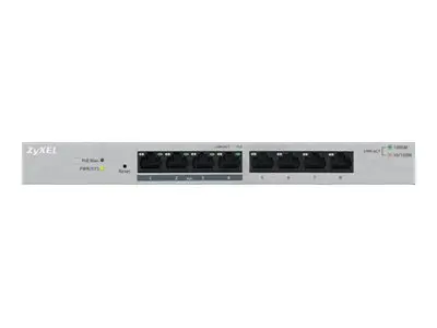 Zyxel GS1200-8HP - Switch Styrt 4 x 10/100/1000 + (PoE+) stasjonær...