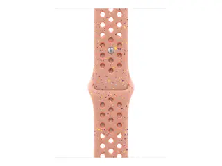 Apple Nike - Bånd for smart armbåndsur - 42mm M/L-størrelse - alpenglow rosa - for Watch Hermès Series 7, Hermès Series 9, SE 3, Series 10, Series 11, Series 8, Series 9