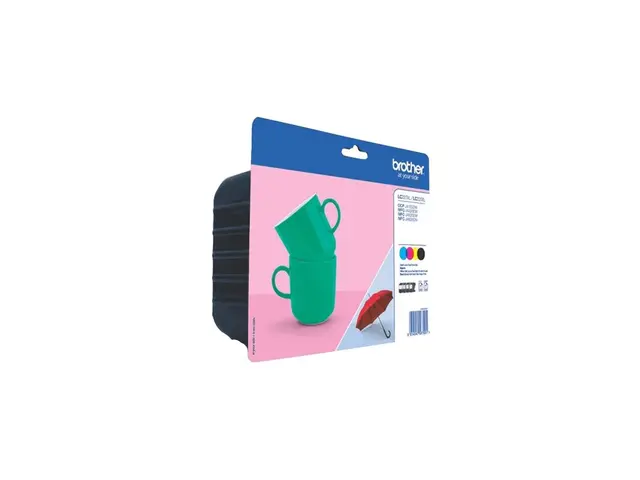 Brother LC227XLVALBP - 4-pack Høy ytelse svart, gul, cyan, magenta...