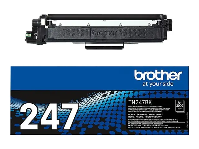Brother TN247BK - Svart - original - tonerpatron - for Brother DCP...