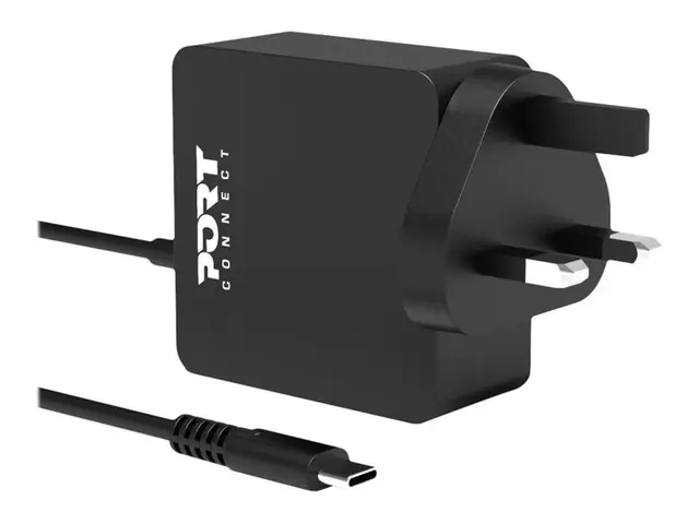 PORT Connect - Strømadapter 45 watt 3 A (USB-C) Storbritannia