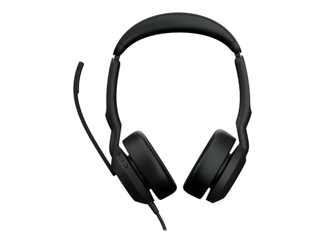 Jabra Evolve2 50 MS Stereo - Hodesett on-ear kablet aktiv støydemp...