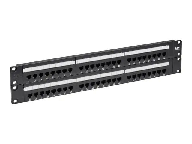 Eaton Tripp Lite Series 48-Port Cat6 Cat5 Patch Panel Rackmount 11...