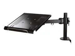 Neomounts NOTEBOOK-D100 - Monteringssett full bevegelse - for notebook - svart - skjermstørrelse: 10"-22" - skrivebordsmonterbar