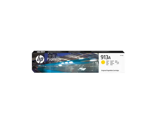 HP 913A - Gul original PageWide blekkpatron for 352, 377, MFP 377;...