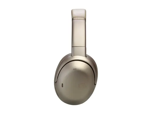 JBL Tour ONE M3 - Hodetelefoner med mikrofon full størrelse - Bluetooth - trådløs, kablet - aktiv støydemping - 3,5 mm jakk, USB-C - latte - Zoom Certified 