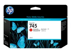 HP 745 - 130 ml - kromatisk rød original - DesignJet - blekkpatron - for DesignJet Z2600 PostScript, Z5600 PostScript