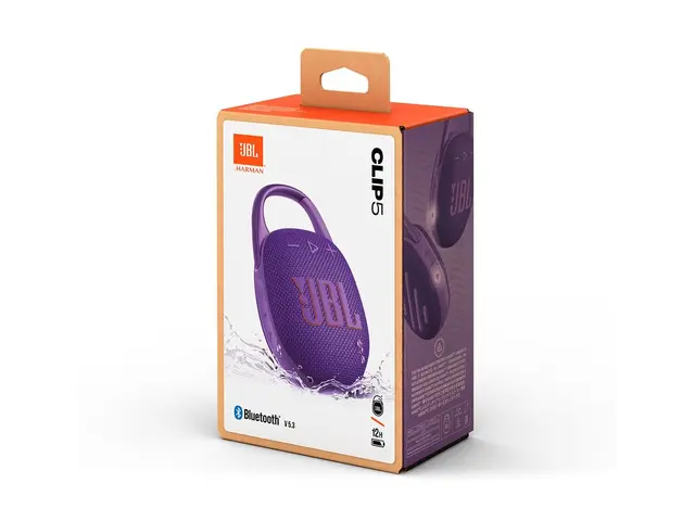 JBL Clip 5 - Høyttaler - for bærbar bruk - trådløs - Bluetooth - A...