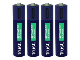 Trust - Batteri - USB-C + batteri 4 x AAA (ladbare) - 500 mAh
