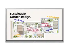 Samsung Interactive Display WE65FX - 65" Diagonalklasse WEFX Series LED-bakgrunnsbelyst LCD-skjerm utdanning / næringsliv - med innebygd interaktiv tusjtavle, berøringsskjerm (flerberørings) - 4K UHD (2160p) 3840 x 2160