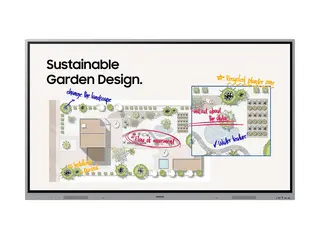 Samsung Interactive Display WE65FX - 65" Diagonalklasse WEFX Series LED-bakgrunnsbelyst LCD-skjerm utdanning / næringsliv - med innebygd interaktiv tusjtavle, berøringsskjerm (flerberørings) - 4K UHD (2160p) 3840 x 2160