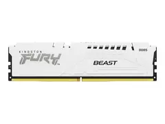 Kingston FURY Beast - DDR5 - modul - 16 GB DIMM 288-pin - 3000 MHz / PC5-48000 - CL36 - 1.35 V - ikke-bufret - on-die ECC - hvit