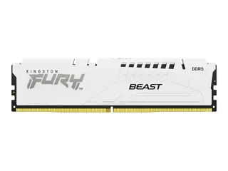 Kingston FURY Beast - DDR5 - modul 16 GB - DIMM 288-pin - 3000 MHz / PC5-48000 - CL36 - 1.35 V - ikke-bufret - on-die ECC - hvit