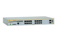 Allied Telesis AT x230-18GP - Switch - L2+ Styrt - 16 x 10/100/1000 (PoE+) + 2 x SFP - stasjonær, rackmonterbar, veggmonterbar - PoE+ (240 W)