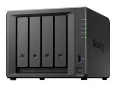 Synology Disk Station DS923+ - NAS-server 4 brønner - 48 TB - SATA 6Gb/s / eSATA - HDD 12 TB x 4 - RAID 0, 1, JBOD, 5, 6, 10 - RAM 4 GB - Gigabit Ethernet - iSCSI støtte