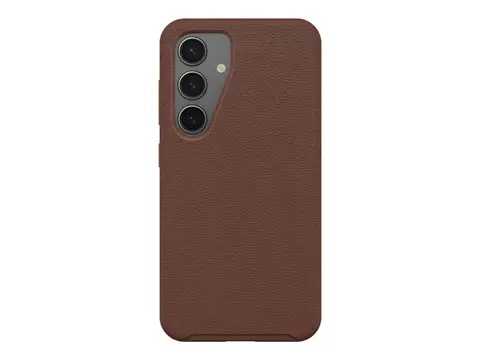 OtterBox Symmetry Series - Baksidedeksel for mobiltelefon kaktusl&#230;r - rik adobe (brun) - for Samsung Galaxy S25+