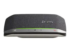 Poly Sync 20+ - Smart h&#248;yttalertelefon - Bluetooth kablet, tr&#229;dl&#248;s - USB-C - s&#248;lv, svart