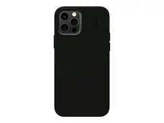 IDEAL OF SWEDEN - Baksidedeksel for mobiltelefon MagSafe-samsvar - v&#230;skesilikon, resirkulert polykarbonat - svart - for Apple iPhone 12, 12 Pro