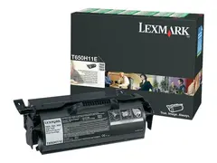 Lexmark - Høy ytelse - svart - original tonerpatron LCCP, LRP - for Lexmark T650dn, T650dtn, T650n, T652dn, T652dtn, T652n, T654dn, T654dtn, T654n, T656dne
