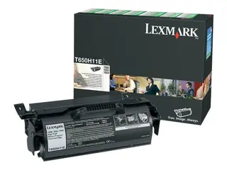 Lexmark - Høy ytelse - svart - original tonerpatron LCCP, LRP - for Lexmark T650dn, T650dtn, T650n, T652dn, T652dtn, T652n, T654dn, T654dtn, T654n, T656dne