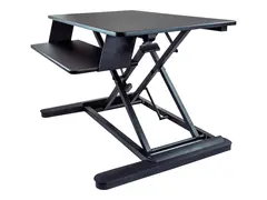 STARTECH SIT STAND DESK CONVERTER - 35IN LARGE WORK SURFACE - ADJUSTABLE