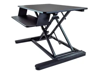 STARTECH SIT STAND DESK CONVERTER - 35IN LARGE WORK SURFACE - ADJUSTABLE