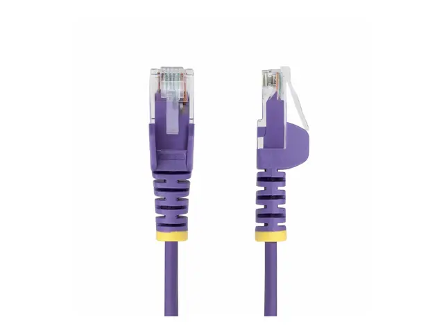 StarTech.com 50cm Purple Slim CAT6 Ethernet Cable, Snagless, 28AWG...